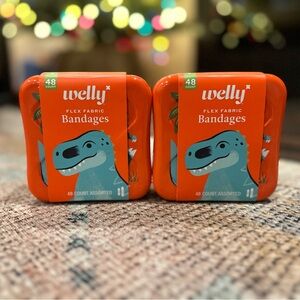 Welly Orange Flex Fabric Bandages for Kids